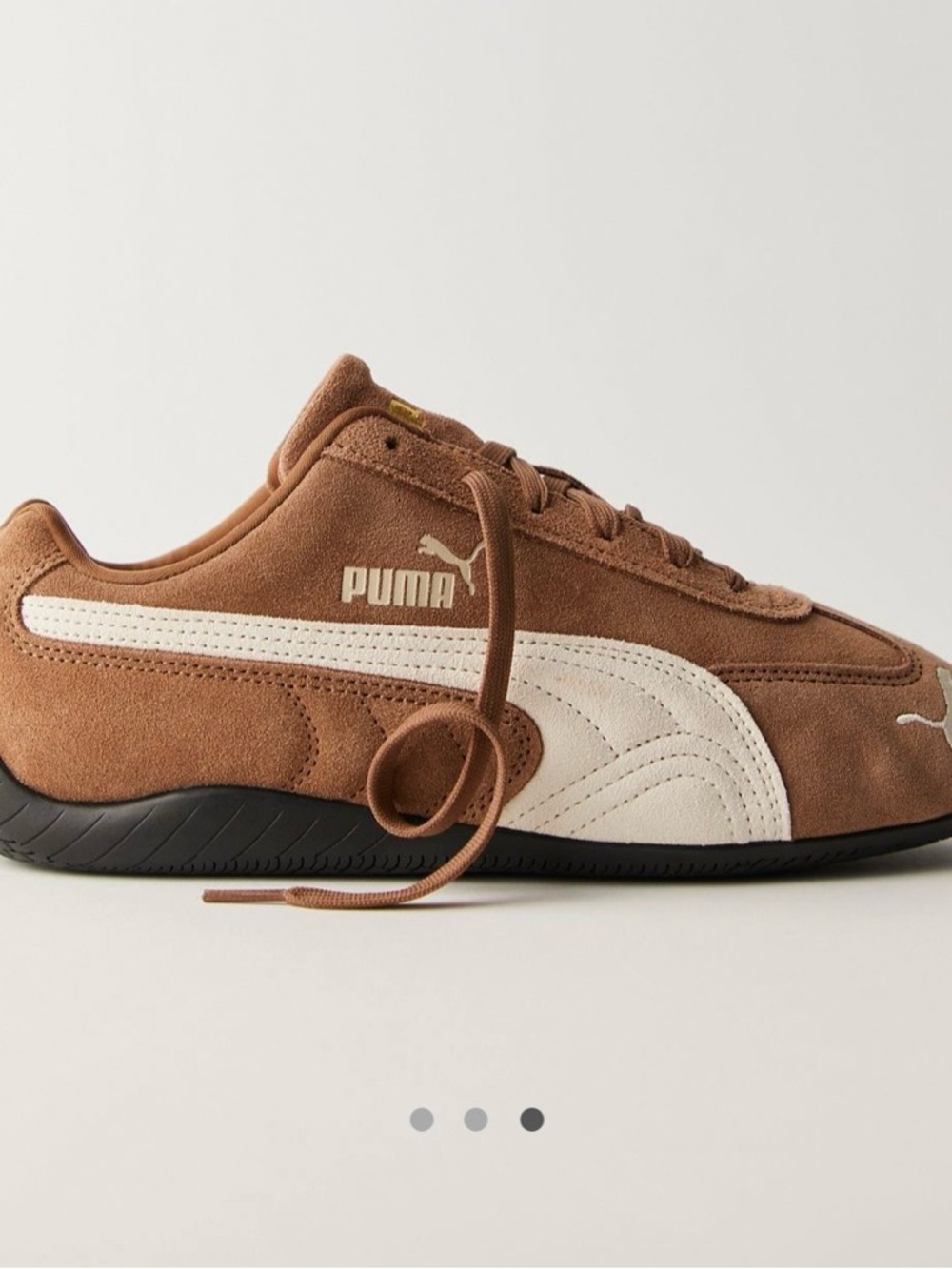 Puma Speedcat Sneakers in Haute Coffee / Frosted Ivory - Picture 3 of 8